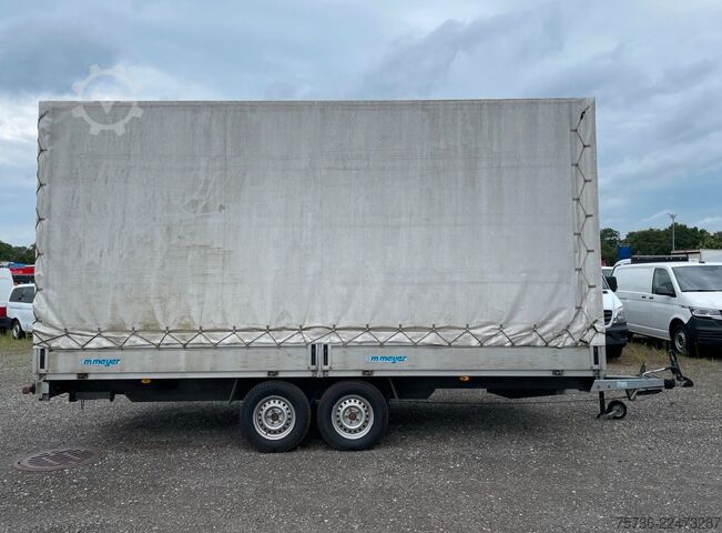 Remolque abierto con toldo WM MEYER HLC27 Pritsche Plane Tandemanhänger