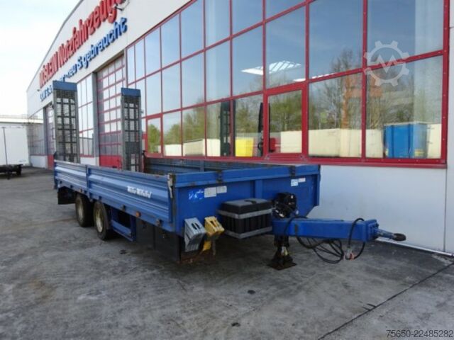 Reboque com plataforma rebaixada Müller-Mitteltal ETUE-TA 18,0  18 t GG Tandemtieflader