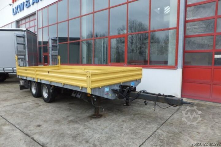 Reboque com plataforma rebaixada Obermaier OS2-TUE135S  13,5 t Tandemtieflader