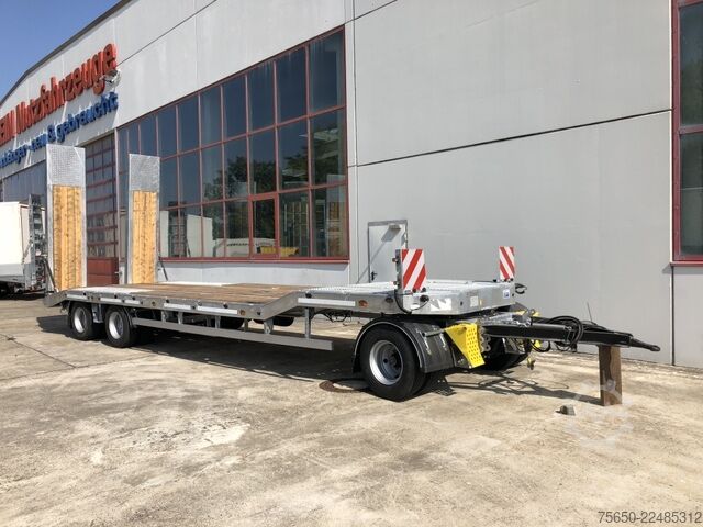 Reboque com plataforma rebaixada Möslein T3-6,60 VB F  3 Achs Tieflader- Anhänger, Verbreiterung