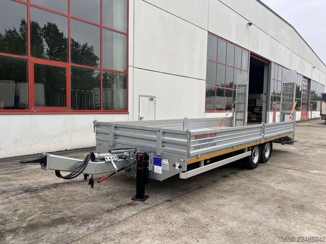 Reboque com plataforma rebaixada Möslein TTT 11- 7,28  Neuer Tandemtieflader, 7,28 m Ladefläche