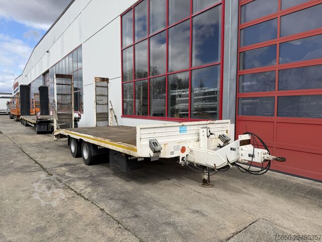 Полуприколка со ниско лежиште Blomenröhr 688/18000  19 t Tandemtieflader, wenig Benutzt