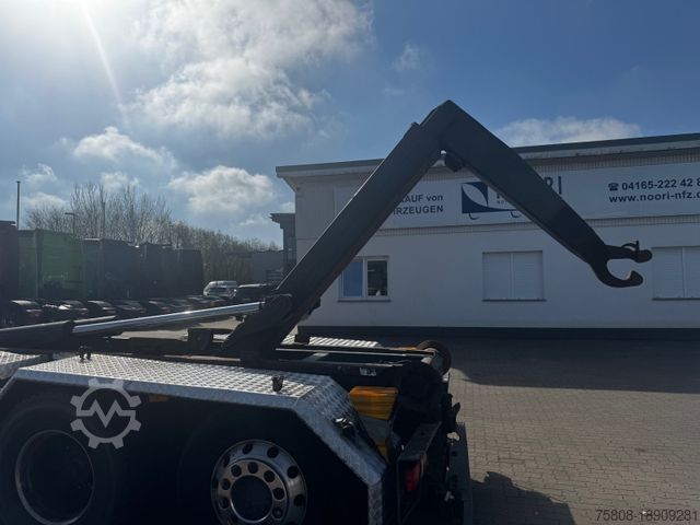 کامیون کمپرسی با جرثقیل قلابی MERCEDES-BENZ Actros 2545 Aroller VDL 21-6200 Lift/Lenk