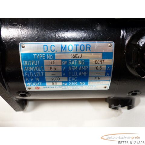 モーター Nippon Electric S5020 Servomotor