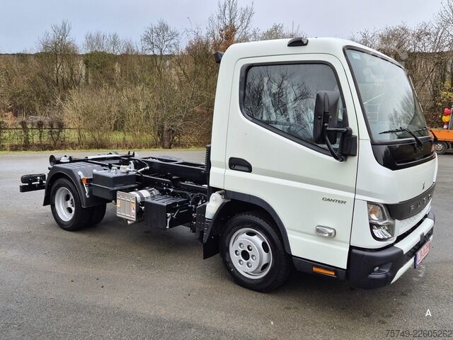 Camión multibasculante Telehoist Fuso 3C15 Duonic Aut.City Abrollkipper AHK 3.5T