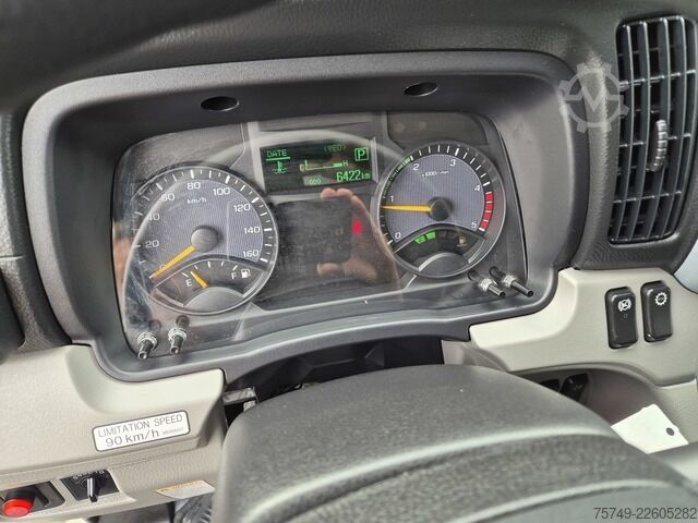 Transportador con plataforma y toldo Fuso Canter 7C18 Aut., Bordwand Pritsche Plane 6Tkm!