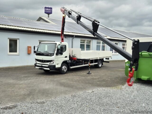 Furgoneta pick-up Fuso FUSO 9C18 Canter Alu Pritsche 5.5m Kran 3x hydr.