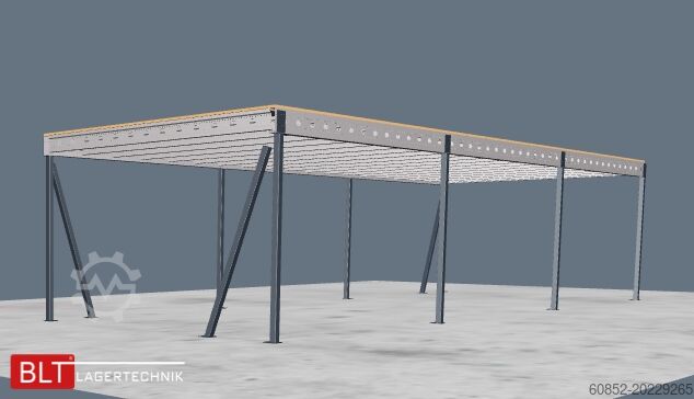 Platforma de stocare 5x15m Lagerbühne , Belastung : 500kg/qm Unterkante: 3m ,ca. 75qm , Systembühne