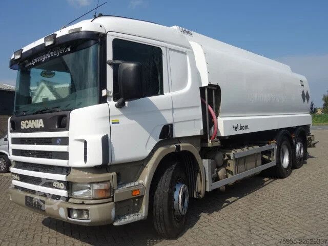 Cisterna Scania P124-420 19000 LITER DIESELTANK,AIRCO,INTARDER,...