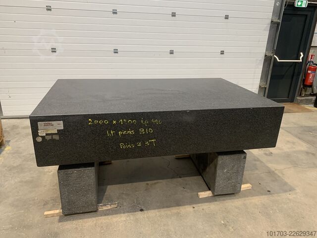 Granit mermer ATELIERS MAITRE 2000 x 1200 x 400 mm