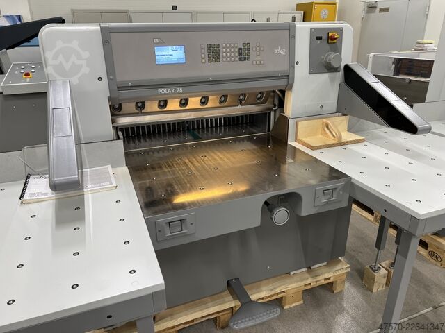 Máquina cortadora de papel Polar Mohr 78 ES Paper Guillotine 