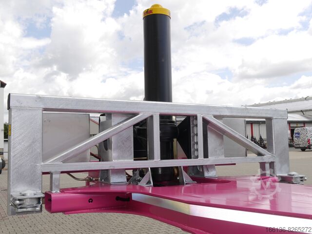 รถกึ่งพ่วงโครงแชสซีตู้คอนเทนเนอร์ Fliegl SDS 380 Vario Kipp 30/40