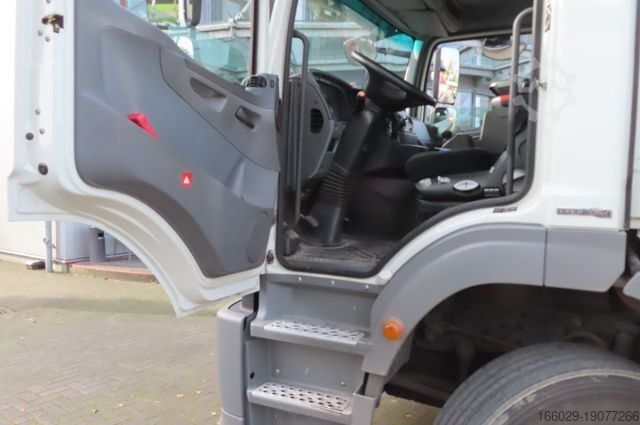 Platós teherautó MERCEDES-BENZ Axor  1833 L - Glastransporter Kran Palfinger