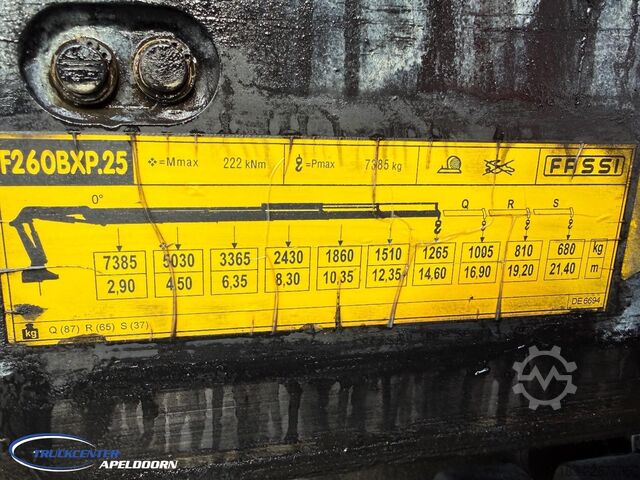 Krovimo platforma DAF CF 75.310 Fassi F260XP 5+2, Euro 5
