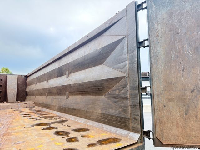 Semi-remorque benne STAS HardoX Stahl 86 m³, Liftachse, ALCOA, MIETEN?