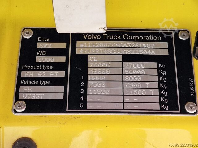  Volvo FH 13.500 Globetrotter XL 6x2/4 - Full air - I ...