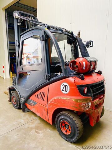 LPG'li forkliftler Linde H 25 T-02 EVO Triplex Kabine STVO ZVG