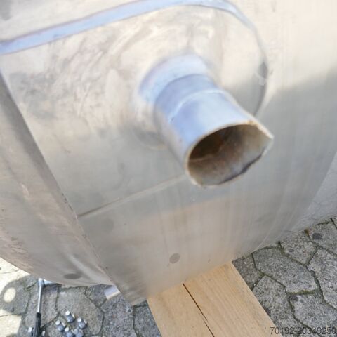 5530 liter heat-/coolable pressure tank / sterile pressure tank, Aisi 304 with blades agitator Apparate- und Behältertechnik Harrislee 9681
