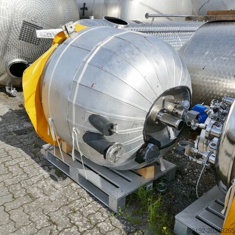Recipient sub presiune de 885 litri, încălzibil/răcibil, Aisi 316 cu agitator magnetic și celule de  MAVAG Verfahrenstechnik AG 9678