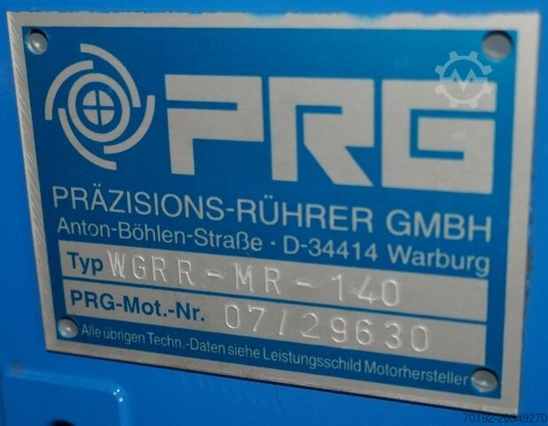 Tanque de presión de 390 litros calefactable/refrigerable, AISI 316 con agitador magnético Pharmatec GmbH 9630