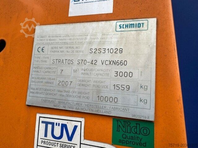 Специализиран камион Schmidt ARK Salzstreuer Stratos S70 7cbm