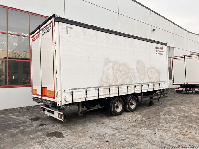 敞篷篷布挂车 Möslein TPW 105 D 7,30  Tandem- Schiebeplanenanhänger zum Durchladen