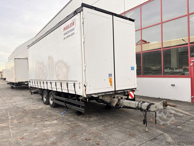 敞篷篷布挂车 Möslein TPW 105 D 7,30  Tandem- Schiebeplanenanhänger zum Durchladen