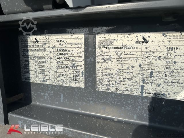 Semi-reboque basculante STAS S300CX MultiSTAR 53m³ ALU Mulde*Kombitür*