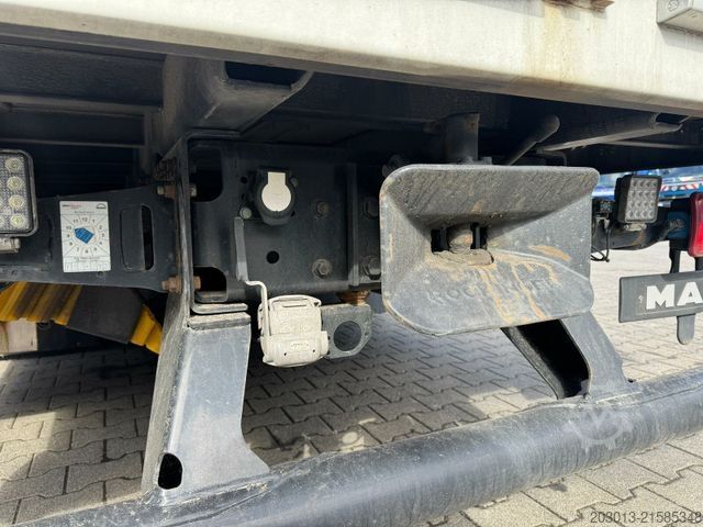 Flatbed truck MAN TGS 18.360 4x2 Pritsche Kran HIAB XHIDUO 188 E5