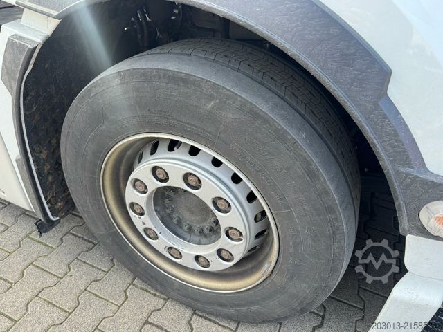 Flatbed truck MAN TGS 18.360 4x2 Pritsche Kran HIAB XHIDUO 188 E5