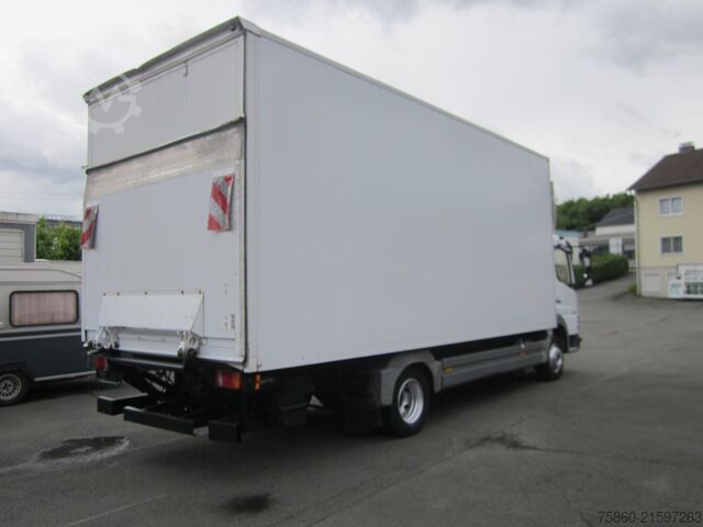 Camión caja Mercedes-Benz 816 Atego Koffer mit Ladebordwand