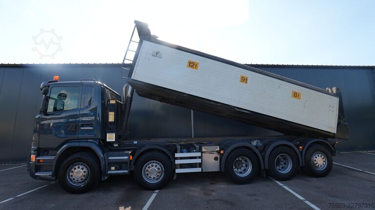 Avfallsbil Scania G 410 10x4 Tipper truck 626.200km