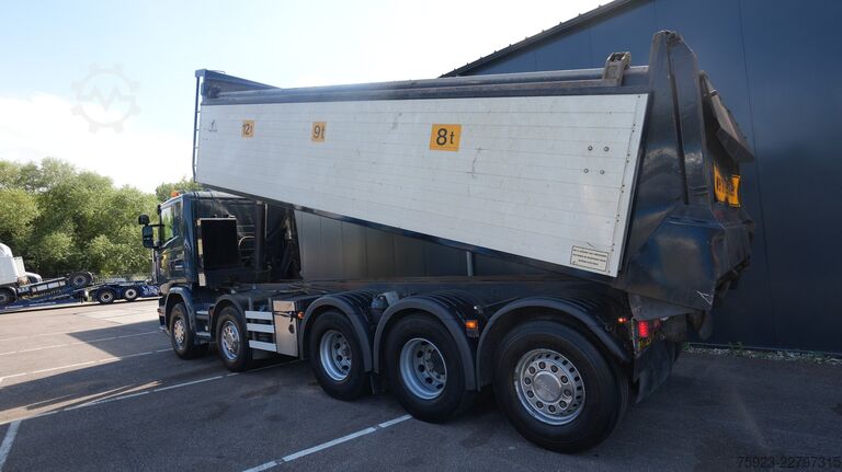 Avfallsbil Scania G 410 10x4 Tipper truck 626.200km