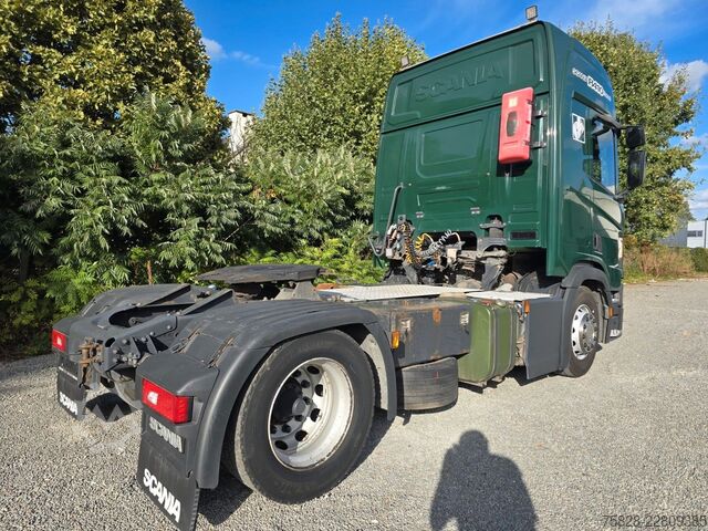 Tractor estándar SCANIA R410 Tacho Gen2 / Blatt-Luft / Bycool