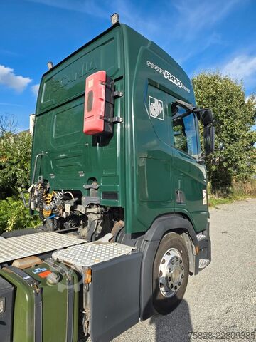 Tractor estándar SCANIA R410 Tacho Gen2 / Blatt-Luft / Bycool