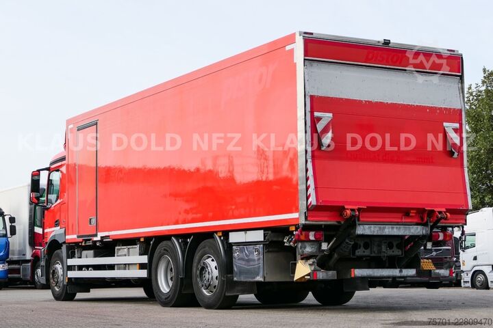 Kjølelastebil MERCEDES-BENZ Antos 2536 Kühlkoffer Retarder LBW Euro 6