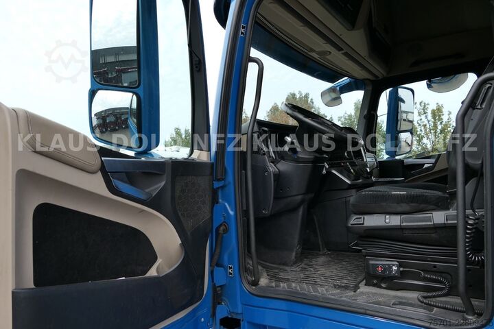 Flatbed truck with tarp MERCEDES-BENZ Actros 1863 Pritsche Plane Retarder LBW Euro 6