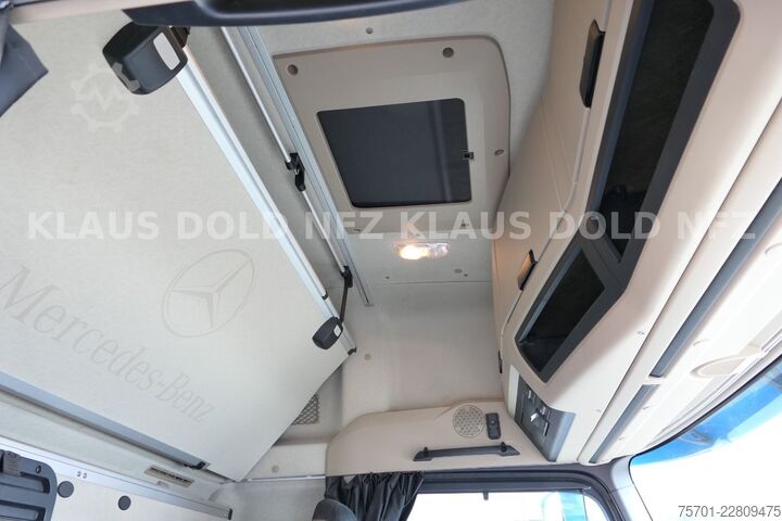 Flatbed truck with tarp MERCEDES-BENZ Actros 1863 Pritsche Plane Retarder LBW Euro 6
