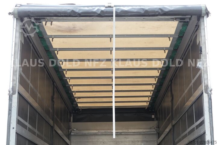 Flatbed truck with tarp MERCEDES-BENZ Actros 1863 Pritsche Plane Retarder LBW Euro 6