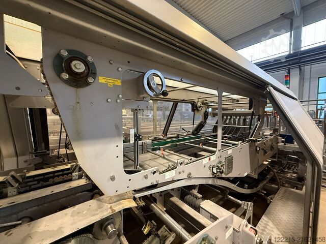 Γραμμή εμφιάλωσης γυάλινων φιαλών μίας χρήσης από Krones, KHS Meypack, Kisters, Logopack (1999) Krones, KHS Abfülllinie für Glasflaschen (Einweg)