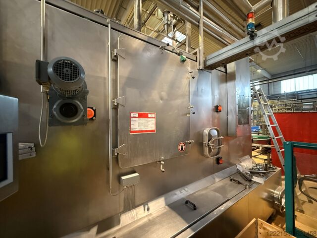 Γραμμή εμφιάλωσης γυάλινων φιαλών μίας χρήσης από Krones, KHS Meypack, Kisters, Logopack (1999) Krones, KHS Abfülllinie für Glasflaschen (Einweg)