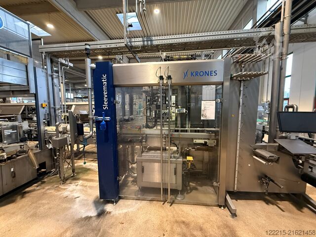 Γραμμή εμφιάλωσης γυάλινων φιαλών μίας χρήσης από Krones, KHS Meypack, Kisters, Logopack (1999) Krones, KHS Abfülllinie für Glasflaschen (Einweg)