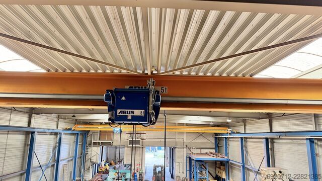 2x 16.240 mm / 5 t + Stahlkonstruktion Abus Overhead crane