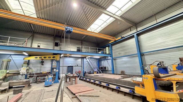 2x 16.240 mm / 5 t + Stahlkonstruktion Abus Overhead crane