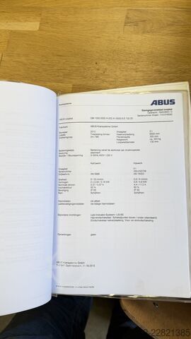 2x 16.240 mm / 5 t + Stahlkonstruktion Abus Overhead crane