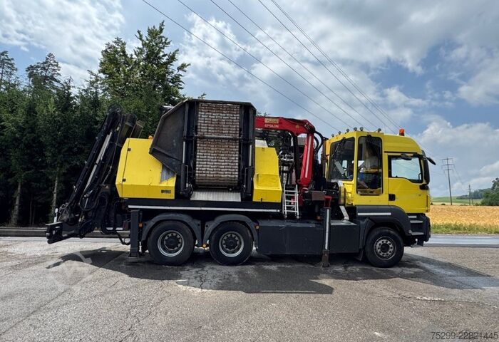ট্রাকে সংযুক্ত ক্রেন MAN TGS 33.480 6x4 Chippo 5010 / Swiss-Vehicle
