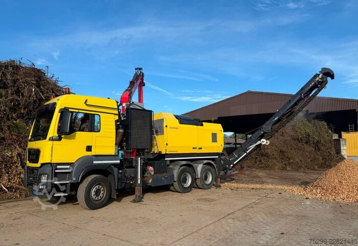 ট্রাকে সংযুক্ত ক্রেন MAN TGS 33.480 6x4 Chippo 5010 / Swiss-Vehicle