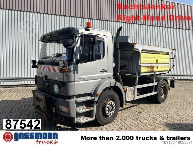 Kuorma-auton runko Mercedes-Benz Atego 1828 L 4x2,Rechtslenker, Winterdienstplatte