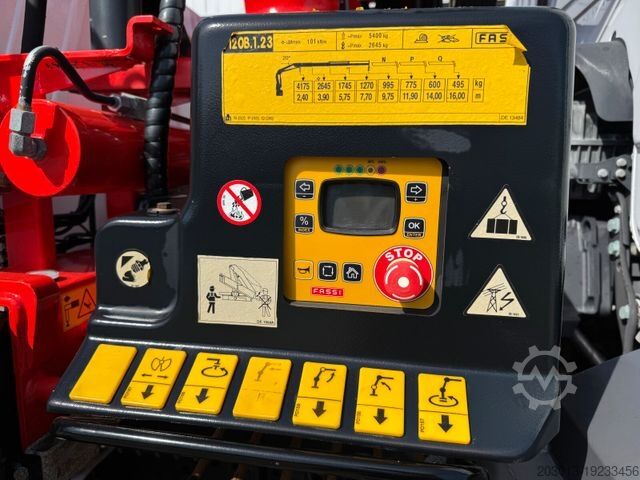 Tipvogn MERCEDES-BENZ AROCS 1832 4x2 Euro 6 Kipper Kran FASSI F120FB