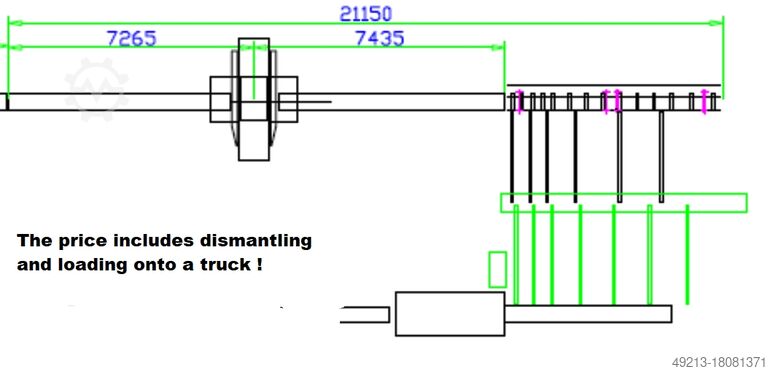 Sistema de junção de dedos da embalagem DIMTER HK 400